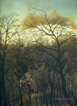  henri - rendez vous dans la forêt 1886 Henri Rousseau post impressionnisme Naive primitivisme